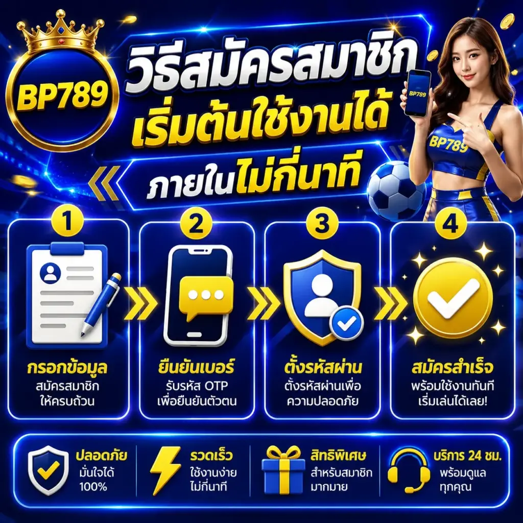 ขั้นตอนสมัครสมาชิก เริ่มต้นใช้งานได้ในไม่กี่นาที